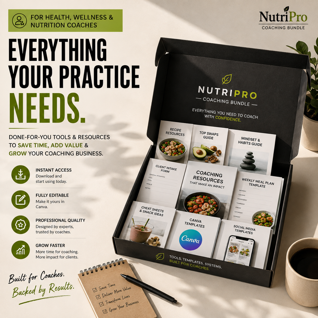 Holistic Nutrition & Health Coaching Bundle - 100+ Done-For-You coaching materials